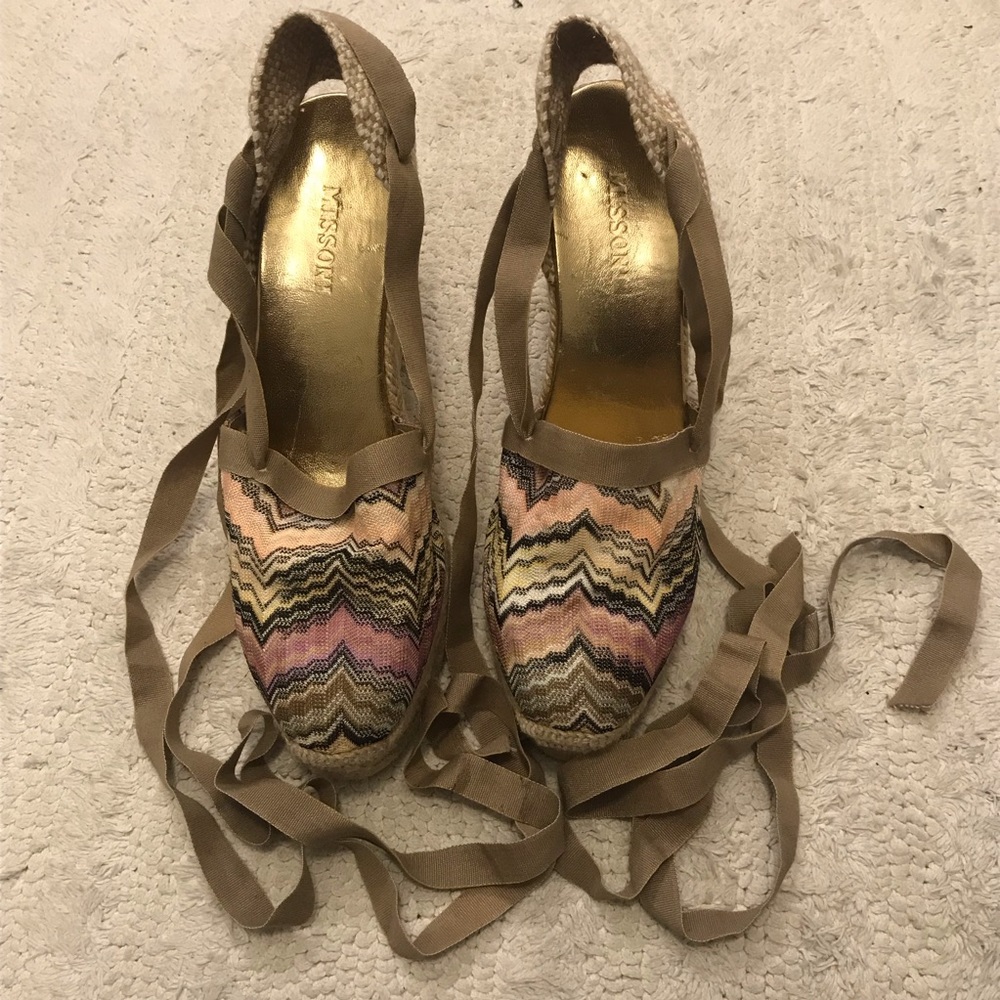 Authentic Missoni Espadrilles- size 38